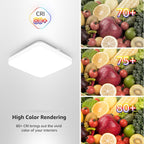 Lepro Ceiling Lights 24W 2400lm Super Bright Square