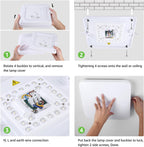 Lepro Ceiling Lights 24W 2400lm Super Bright Square