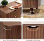 Lift Top Coffee Table Fluted Design Lifting Tea