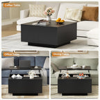 Lift Top Coffee Table with Hidden Storage 80