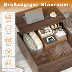 Lift Top Coffee Table with Hidden Storage 80