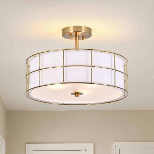 Ceiling Light 3-Light Semi Flush Mount Lights