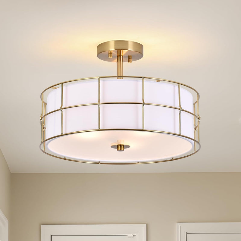 Ceiling Light 3-Light Semi Flush Mount Lights