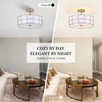Light 3-Light Semi Flush Mount Lights ø 40CM