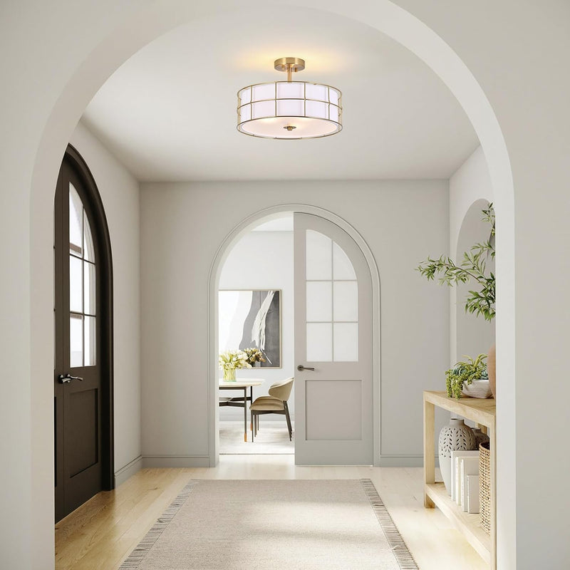 Ceiling Light 3-Light Semi Flush Mount Lights