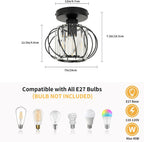 Light 3 Lights and Shade Crystal Fitting Semi