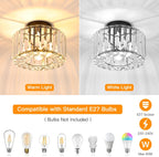 Light 3 Lights and Shade Crystal Fitting Semi