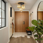 Light 3 Lights and Shade Crystal Fitting Semi