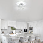 Light 3 Lights and Shade Crystal Fitting Semi