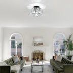 Light 3 Lights and Shade Crystal Fitting Semi