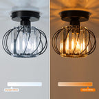 Light 3 Lights and Shade Crystal Fitting Semi
