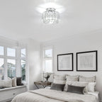 Light 3 Lights and Shade Crystal Fitting Semi