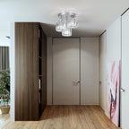 Light 3 Lights and Shade Crystal Fitting Semi