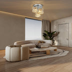 Light 3 Lights and Shade Crystal Fitting Semi