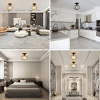 Light 3 Lights and Shade Crystal Fitting Semi
