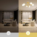 Light 6-Lights Chandeliers Lighting for Living Room Bedroom