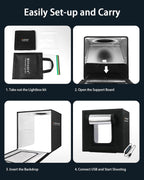 Light Box Photography Portable Mini Photo Booth