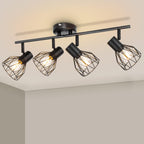 Light Fittings for Ceilings Adjustable Metal Wire Cage