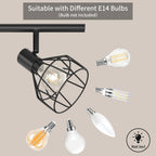 Light Fittings for Ceilings Adjustable Metal Wire Cage