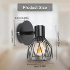 Light Fittings for Ceilings Adjustable Metal Wire Cage