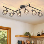 Light Fittings for Ceilings Adjustable Metal Wire Cage