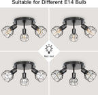 Light Fittings for Ceilings Adjustable Metal Wire Cage