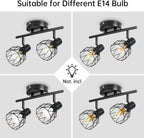 Light Fittings for Ceilings Adjustable Metal Wire Cage
