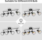 Light Fittings for Ceilings Adjustable Metal Wire Cage