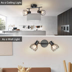 Light Fittings for Ceilings Adjustable Metal Wire Cage