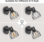 Light Fittings for Ceilings Adjustable Metal Wire Cage
