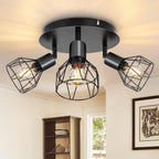 Light Fittings for Ceilings Adjustable Metal Wire Cage