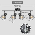 Light Fittings for Ceilings Adjustable Metal Wire Cage