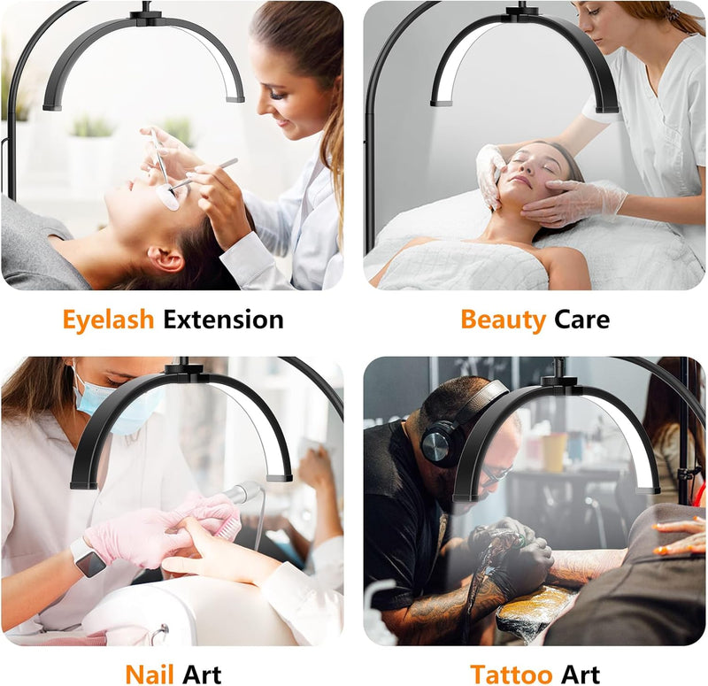 Lash Light for Eyelash Tech Foldable Half Moon