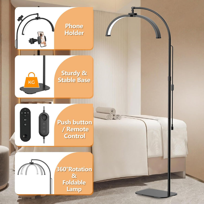Lash Light for Eyelash Tech Foldable Half Moon
