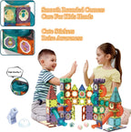 Light Magnetic Tiles Building Blocks for Kids 3d