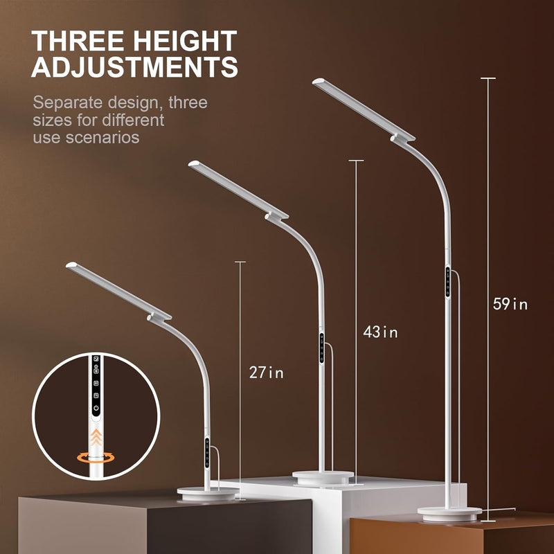 Sad Light Therapy Lamp Lux UV-Free Floor Standing