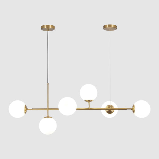 Lighting 6-Light Globe Chandelier Kitchen Island Light