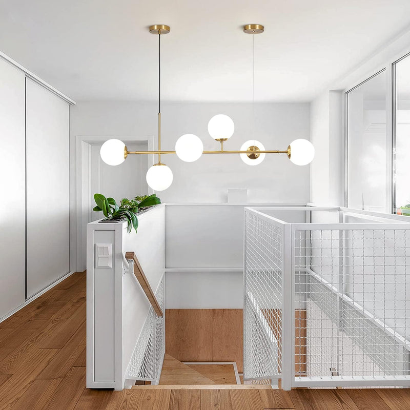 Lighting 6-Light Globe Chandelier Kitchen Island Light