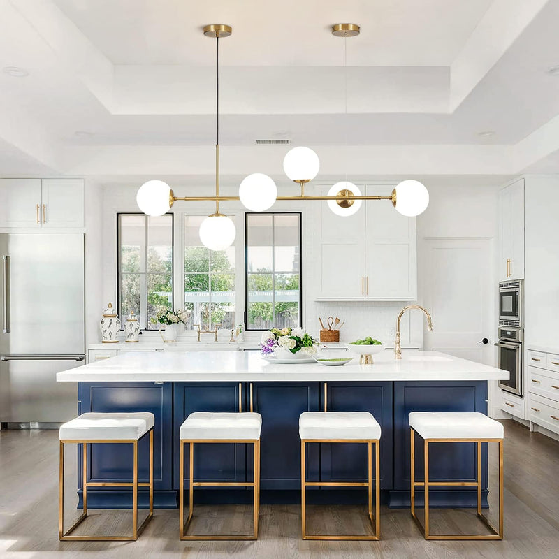 Lighting 6-Light Globe Chandelier Kitchen Island Light