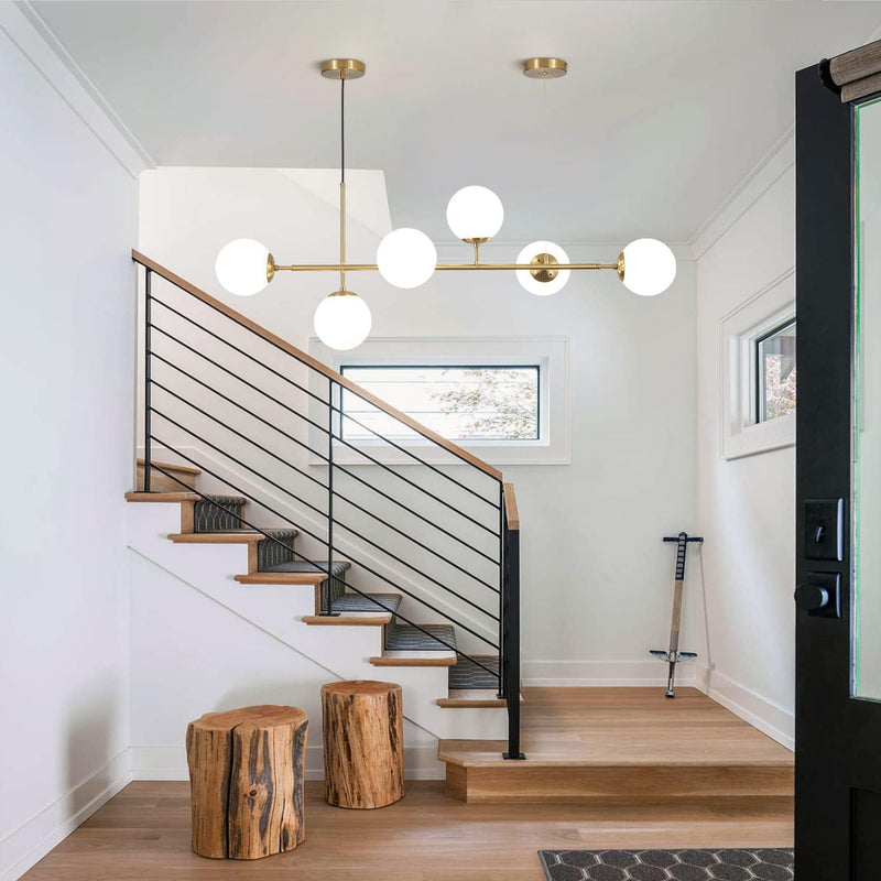 Lighting 6-Light Globe Chandelier Kitchen Island Light