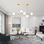 Lighting 6-Light Globe Chandelier Kitchen Island Light