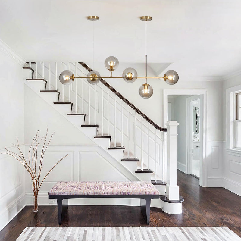 Lighting 6-Light Globe Chandelier Kitchen Island Light