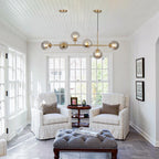 Lighting 6-Light Globe Chandelier Kitchen Island Light