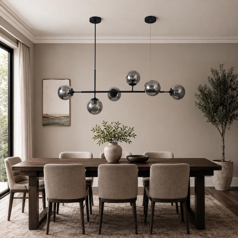 Lighting 6-Light Globe Chandelier Kitchen Island Light