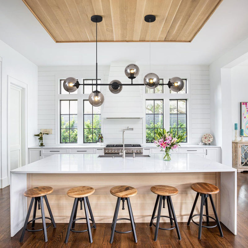 Lighting 6-Light Globe Chandelier Kitchen Island Light