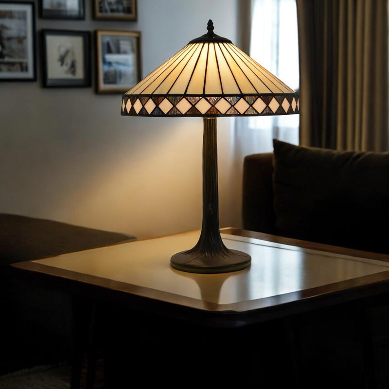 Art Deco Table Lamp 40.5CM Diameter Tiffany