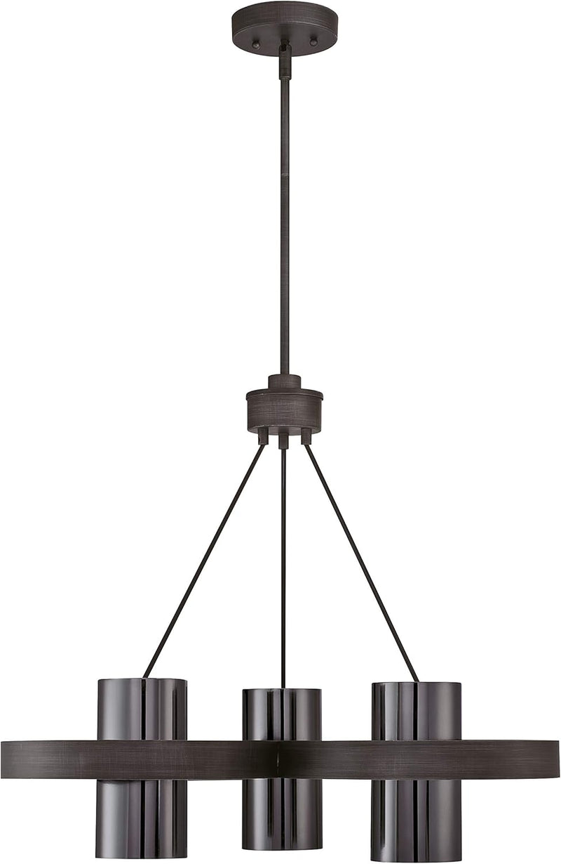 Lighting Evita Three-Light Indoor Chandelier Distressed