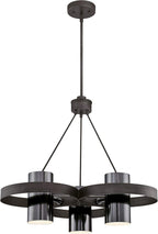Lighting Evita Three-Light Indoor Chandelier Distressed