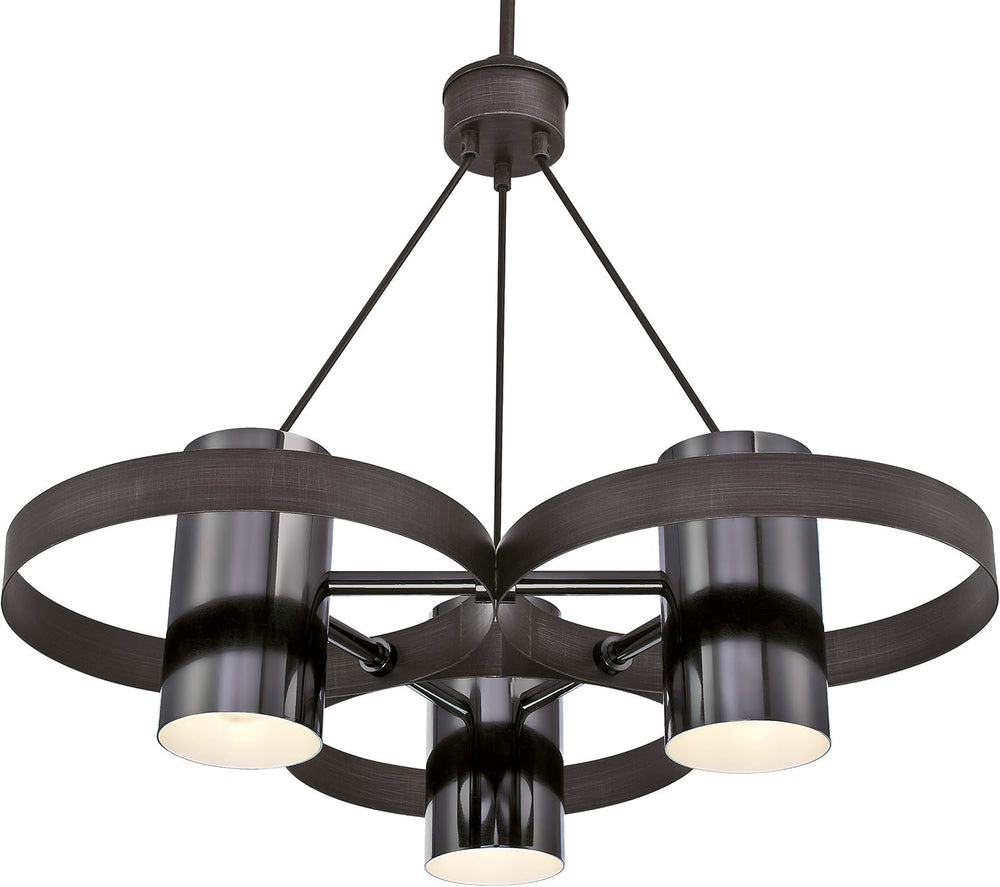 Lighting Evita Three-Light Indoor Chandelier Distressed