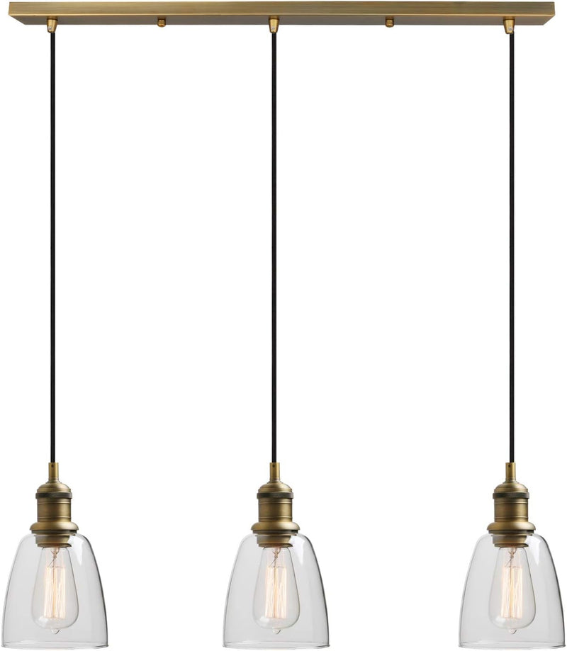 Lighting Industrial Vintage Loft Bar 3 Way Pendant